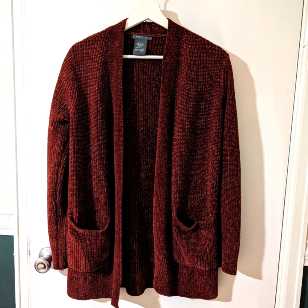 Burgundy Cardigan